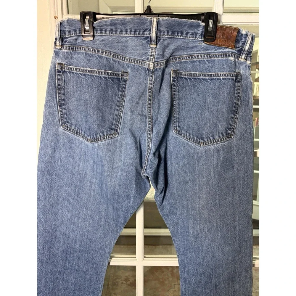 Vintage Polo Ralph Lauren Jeans Men's 36x30 Distressed Denim Y2K Grunge